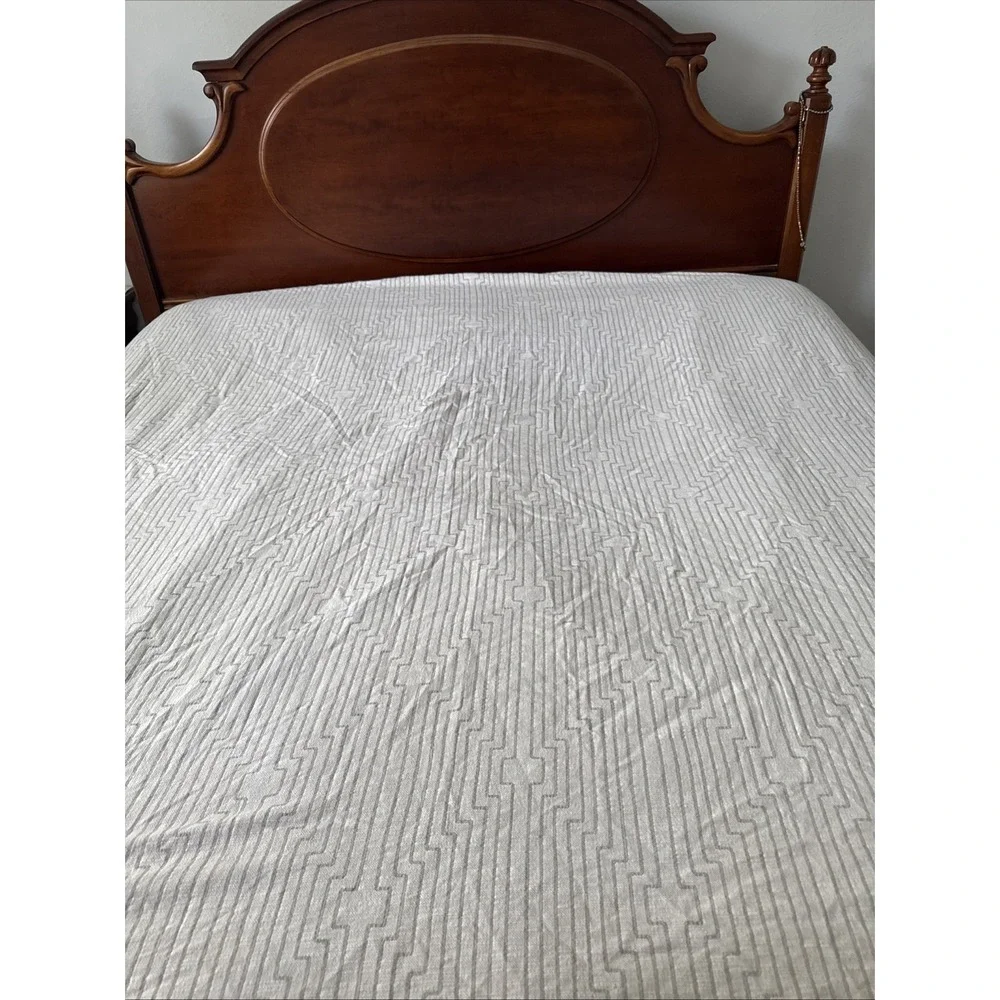 West Elm Duvet‎ Cover 92 X 88 Organic Cotton Geometric Full Queen